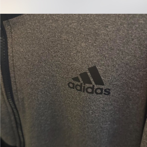 Adidas Men's Two-Tone Gray and Navy Jacket - Picture 5 of 7